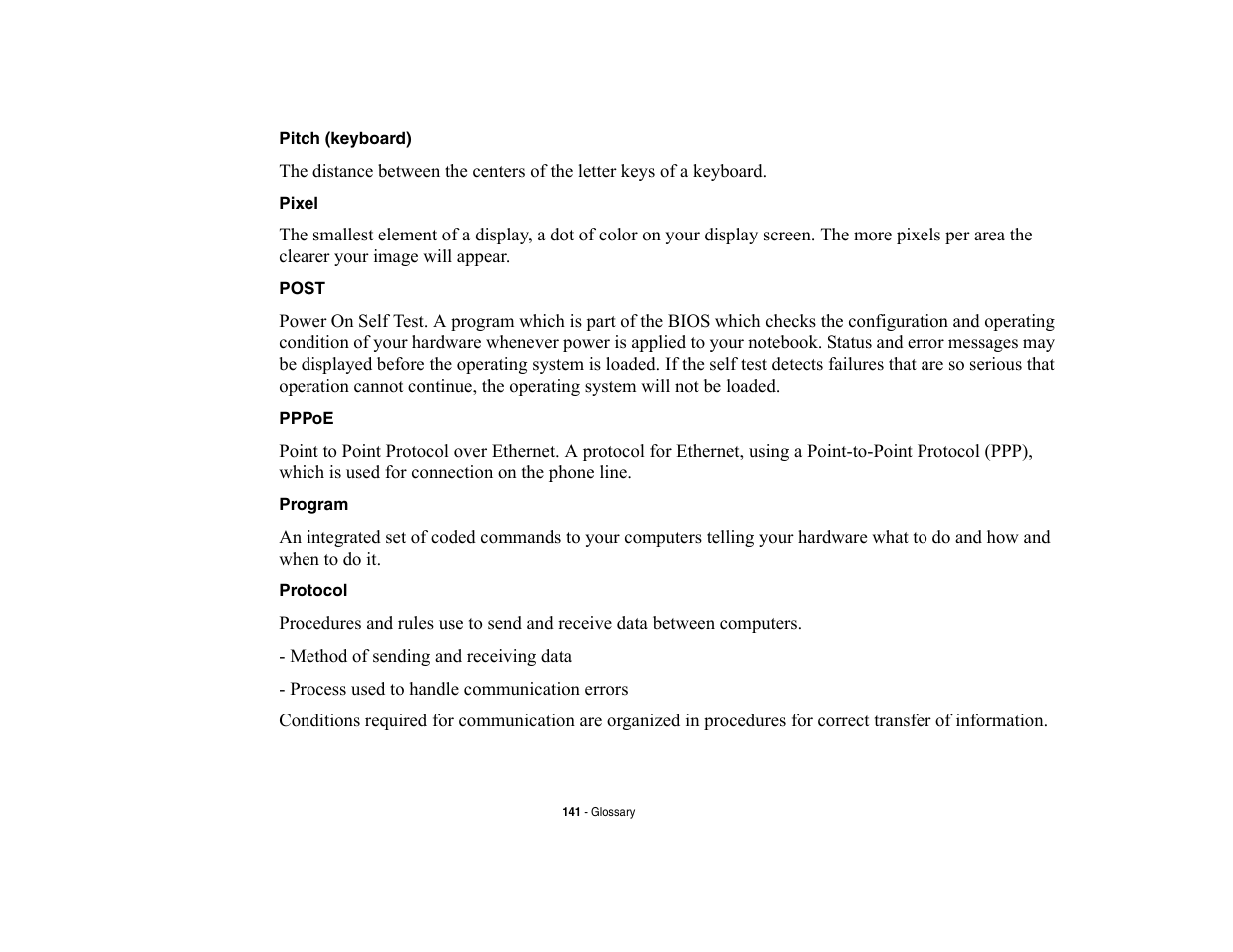 Fujitsu Siemens Computers LifeBook A6210 User Manual | Page 141 / 184