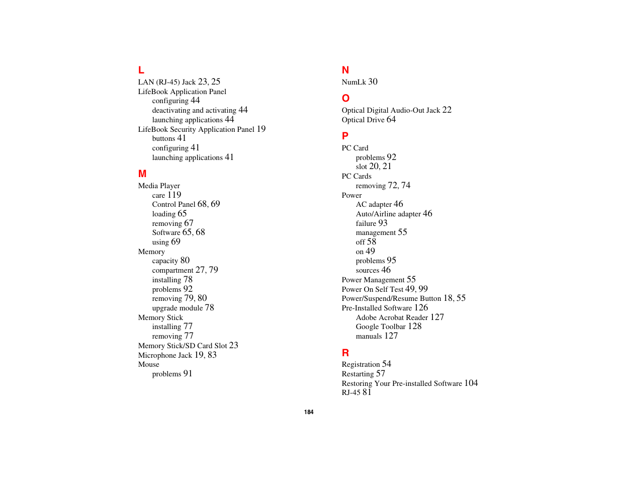 Fujitsu Siemens Computers LifeBook A6210 User Manual | Page 183 / 184