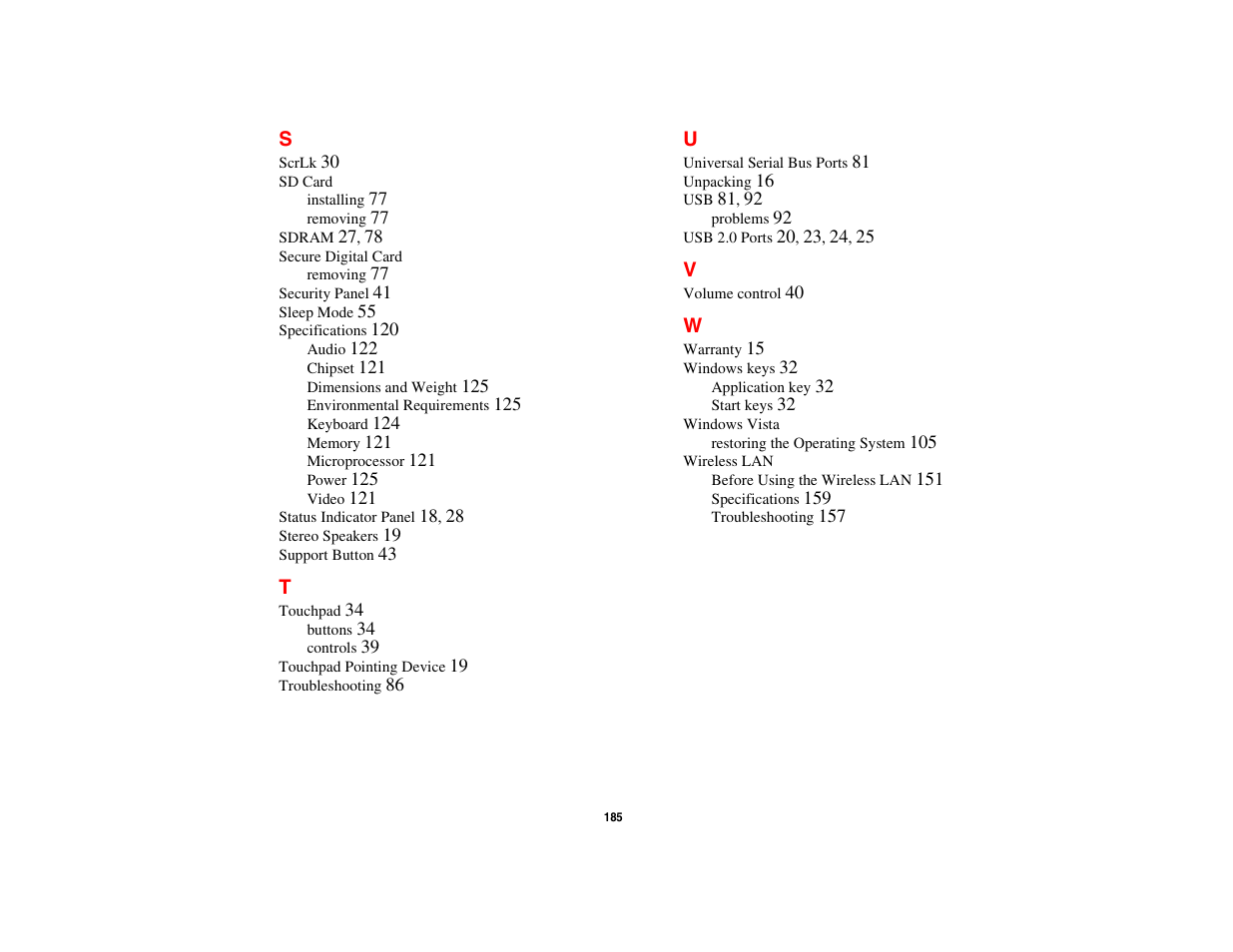 Fujitsu Siemens Computers LifeBook A6210 User Manual | Page 184 / 184