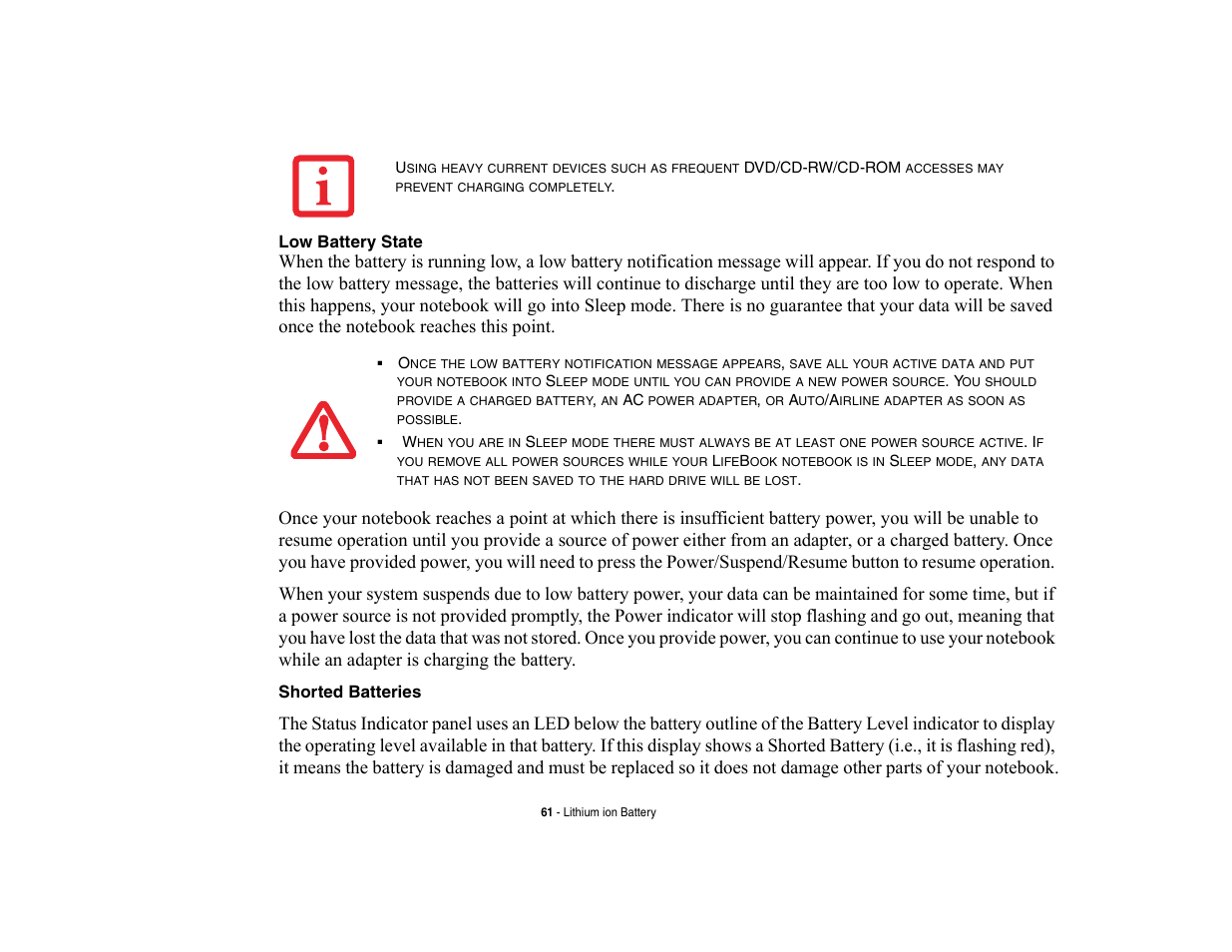 Fujitsu Siemens Computers LifeBook A6210 User Manual | Page 61 / 184