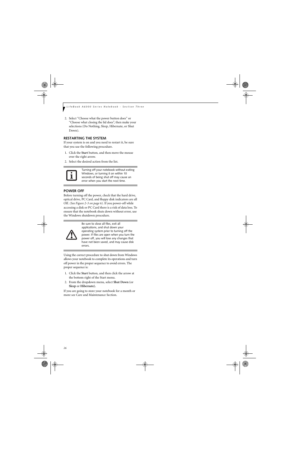 Fujitsu Siemens Computers LifeBook A6025 User Manual | Page 36 / 120