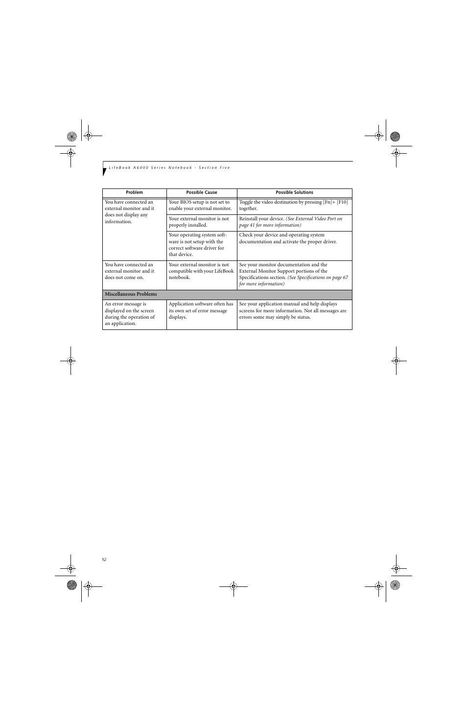 Fujitsu Siemens Computers LifeBook A6025 User Manual | Page 62 / 120