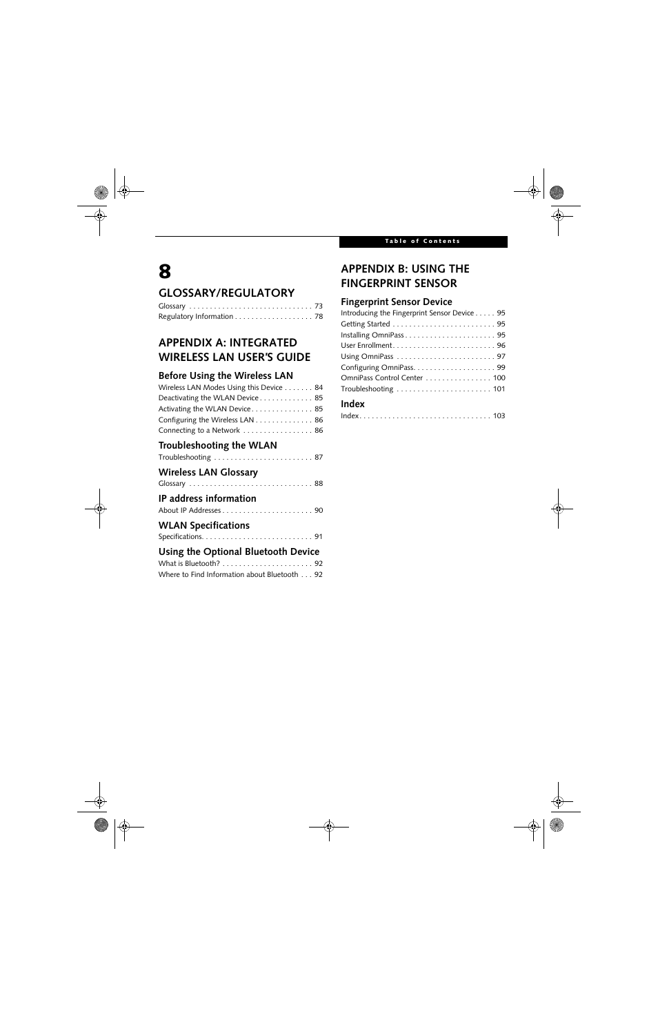 Fujitsu Siemens Computers LifeBook A6025 User Manual | Page 7 / 120