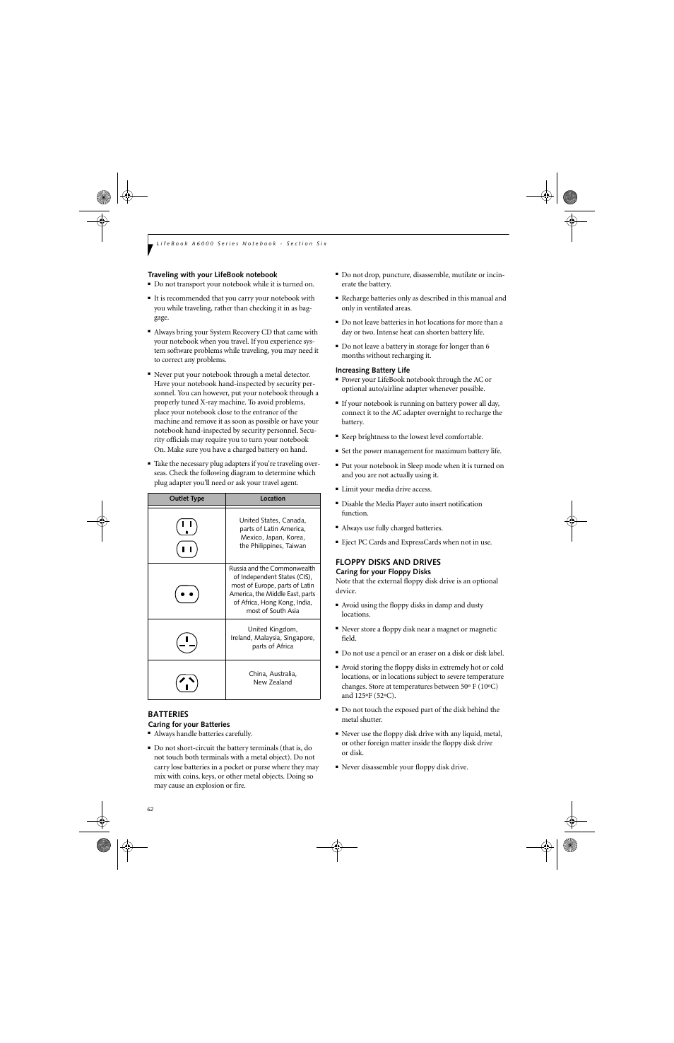 Fujitsu Siemens Computers LifeBook A6025 User Manual | Page 72 / 120