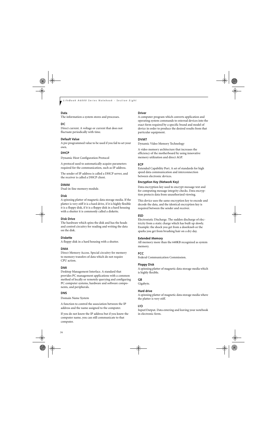 Fujitsu Siemens Computers LifeBook A6025 User Manual | Page 84 / 120