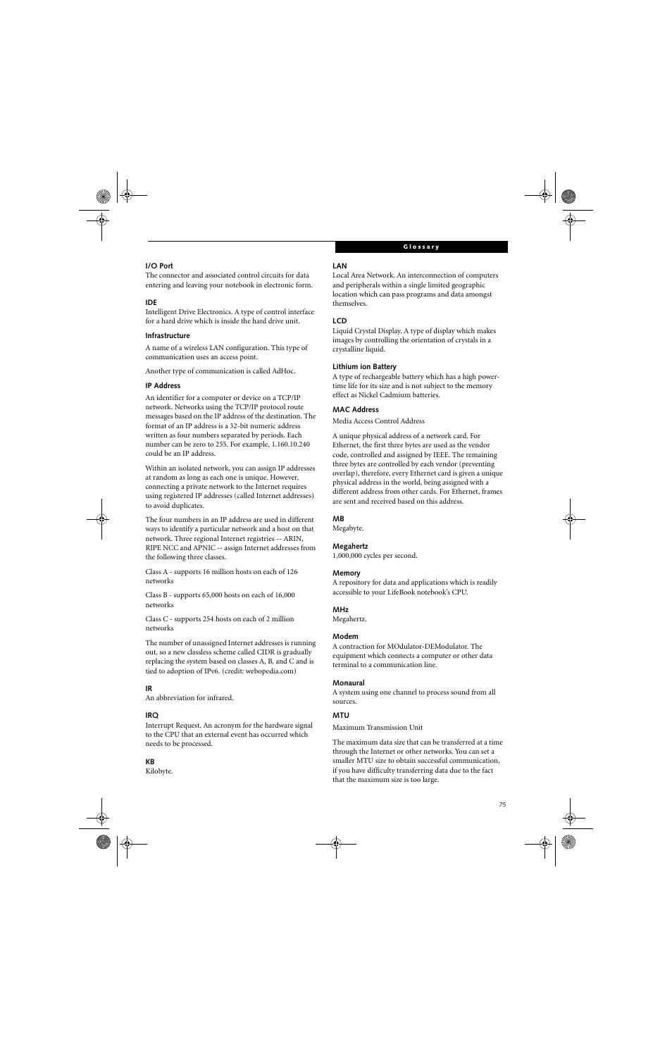 Fujitsu Siemens Computers LifeBook A6025 User Manual | Page 85 / 120