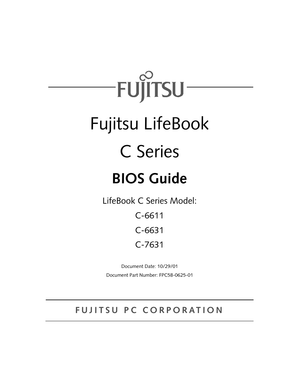 Fujitsu Siemens Computers C-7631 User Manual | 36 pages