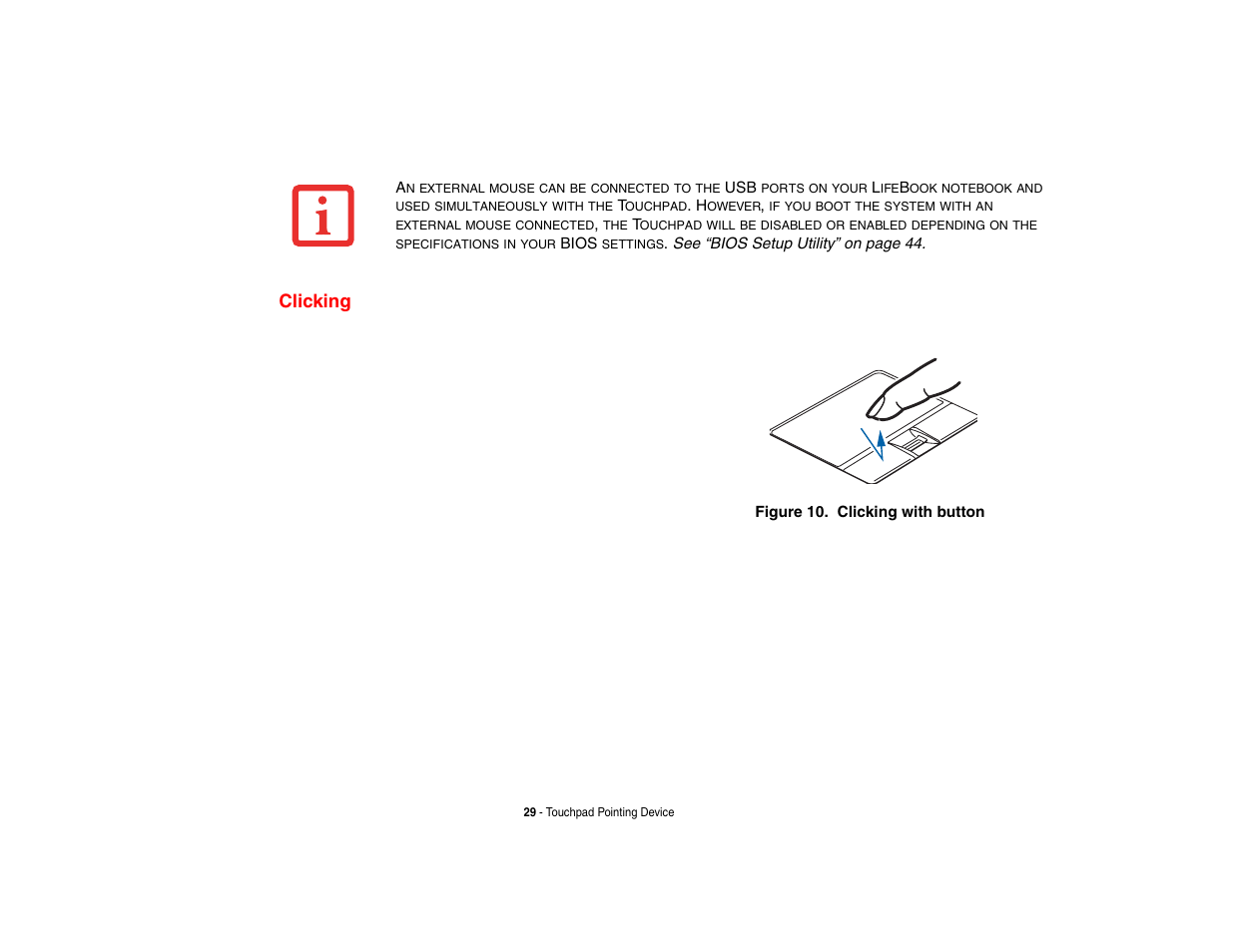 Clicking | Fujitsu Siemens Computers N6470 User Manual | Page 34 / 185