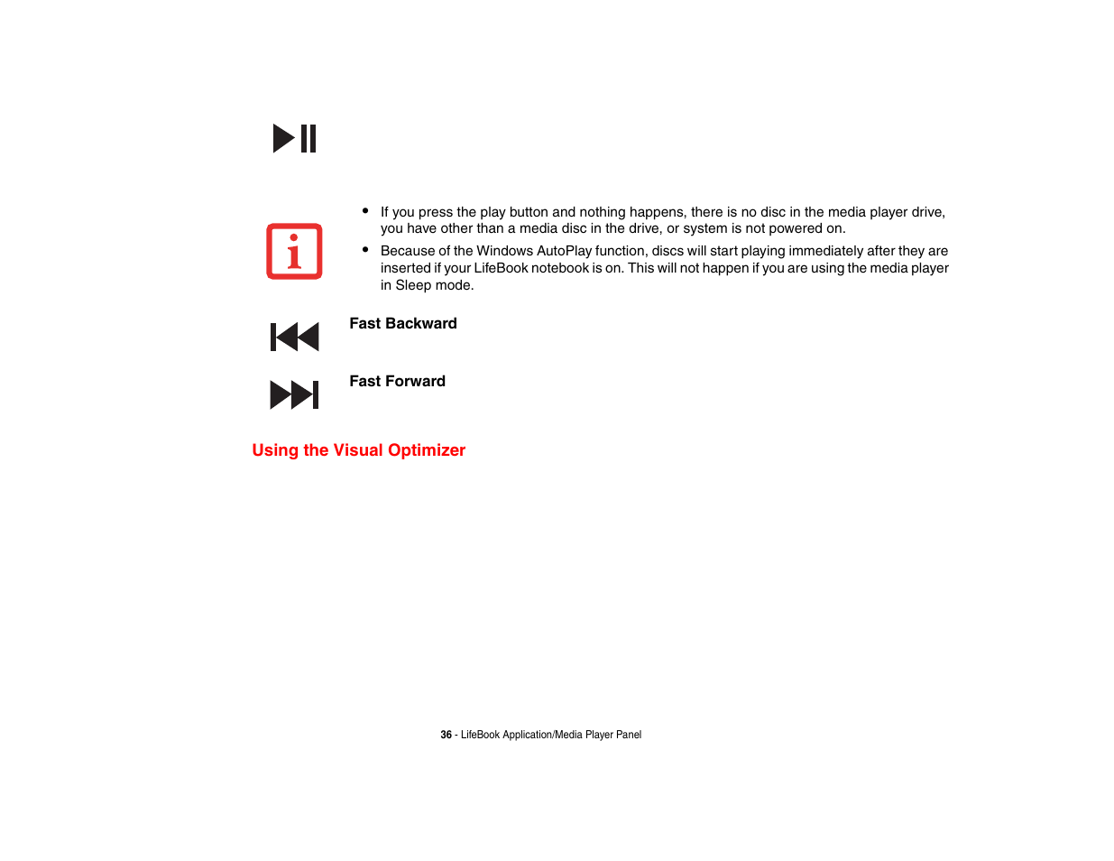 Using the visual optimizer | Fujitsu Siemens Computers N6470 User Manual | Page 41 / 185