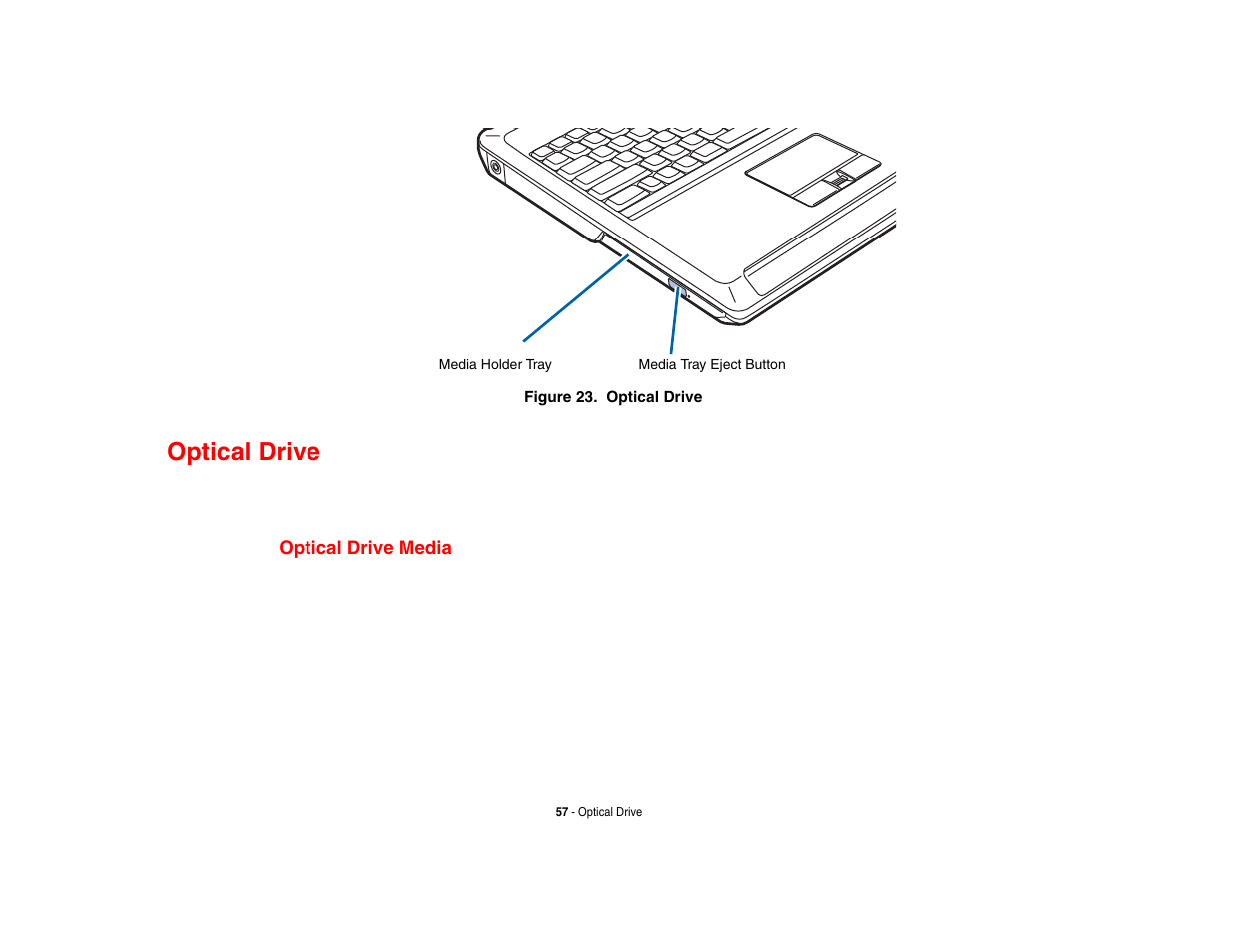 Optical drive, Optical drive media | Fujitsu Siemens Computers N6470 User Manual | Page 62 / 185