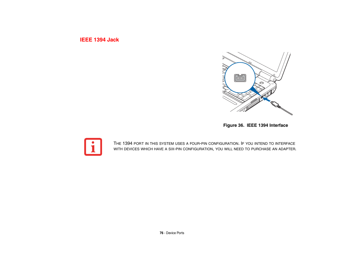 Ieee 1394 jack | Fujitsu Siemens Computers N6470 User Manual | Page 81 / 185