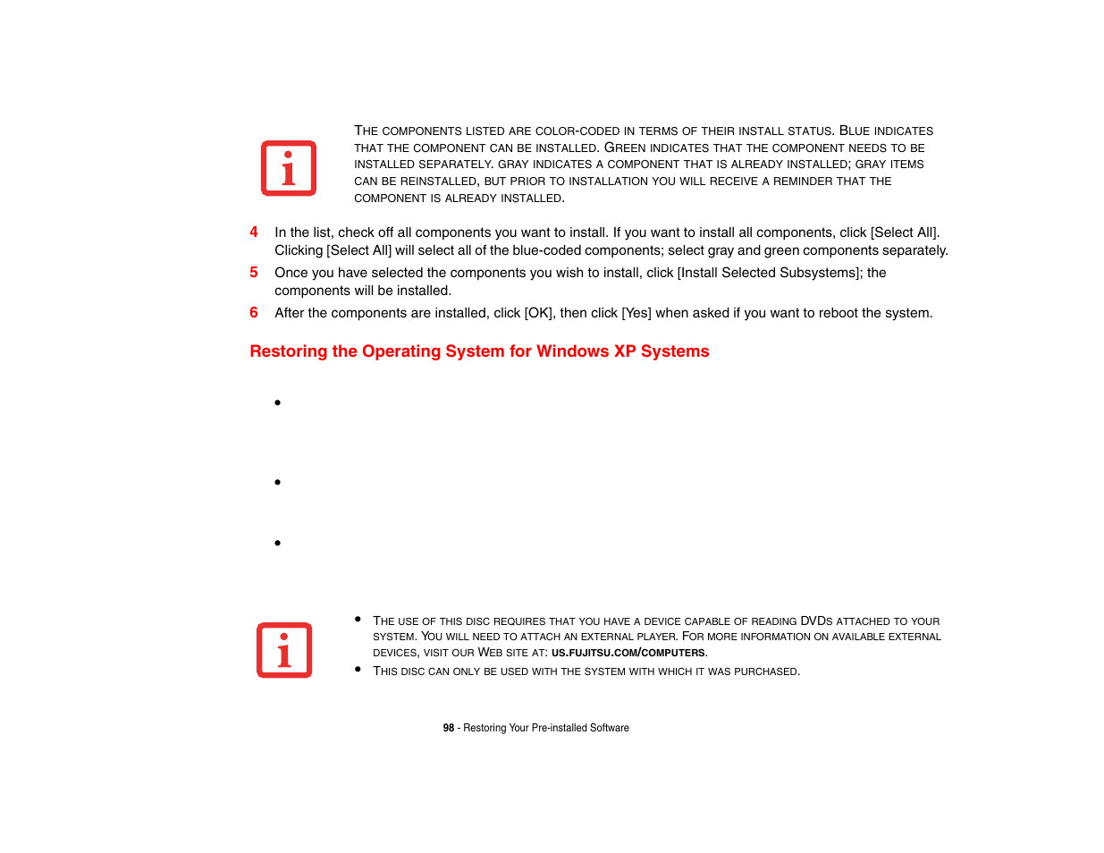 Fujitsu Siemens Computers Fujitsu LifeBook B6230 notebook User Manual | Page 103 / 186