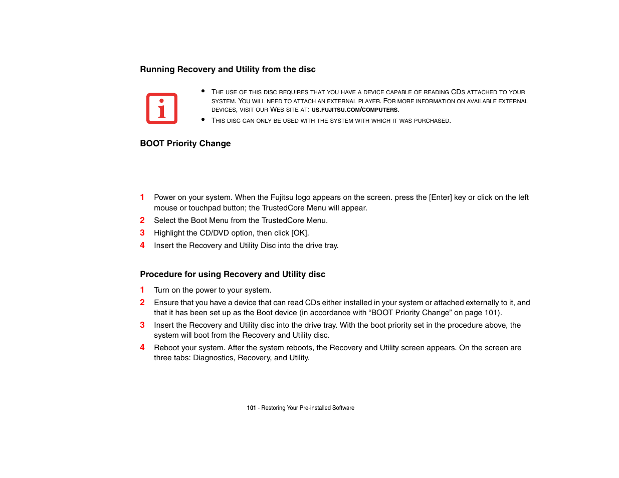 Fujitsu Siemens Computers Fujitsu LifeBook B6230 notebook User Manual | Page 106 / 186