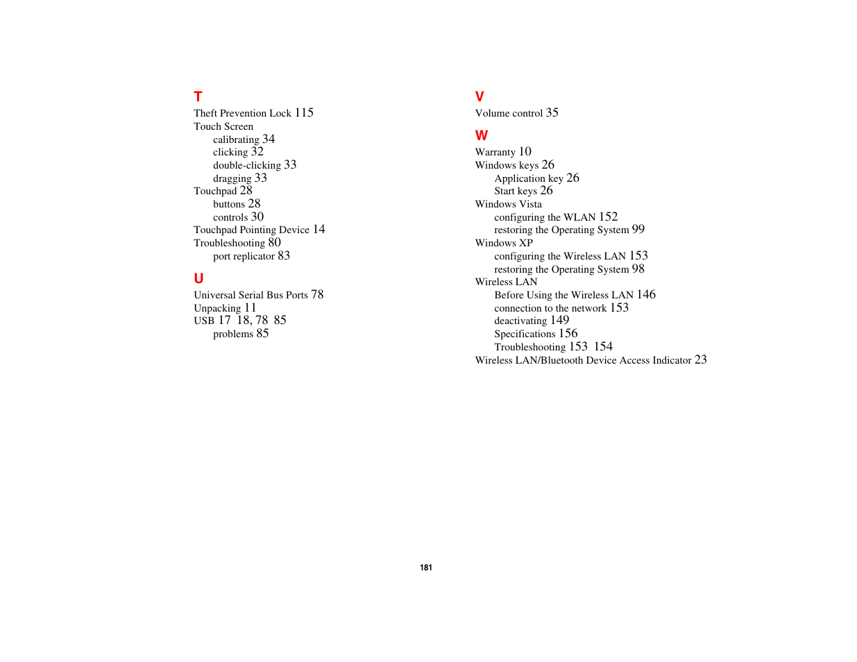 Fujitsu Siemens Computers Fujitsu LifeBook B6230 notebook User Manual | Page 186 / 186