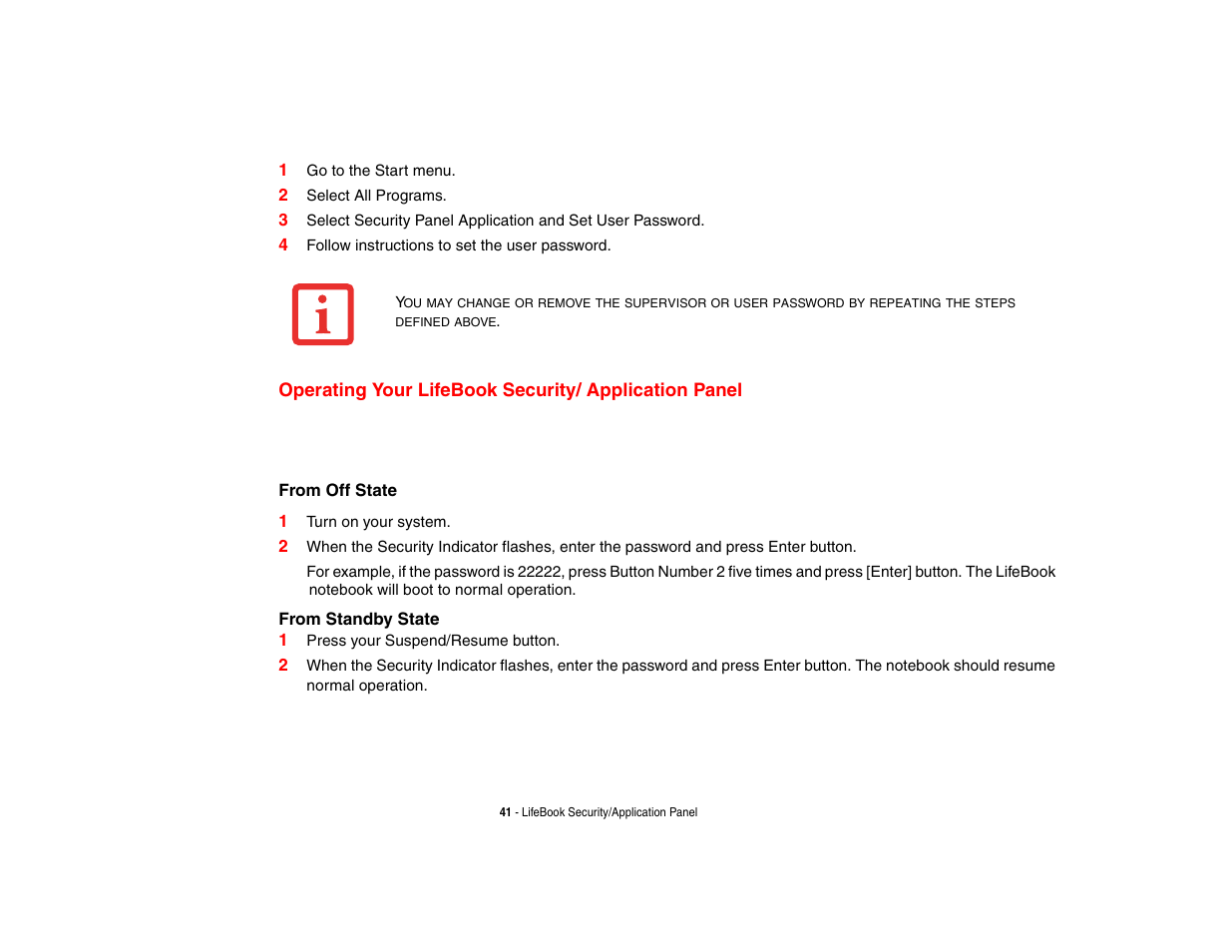 Fujitsu Siemens Computers Fujitsu LifeBook B6230 notebook User Manual | Page 46 / 186