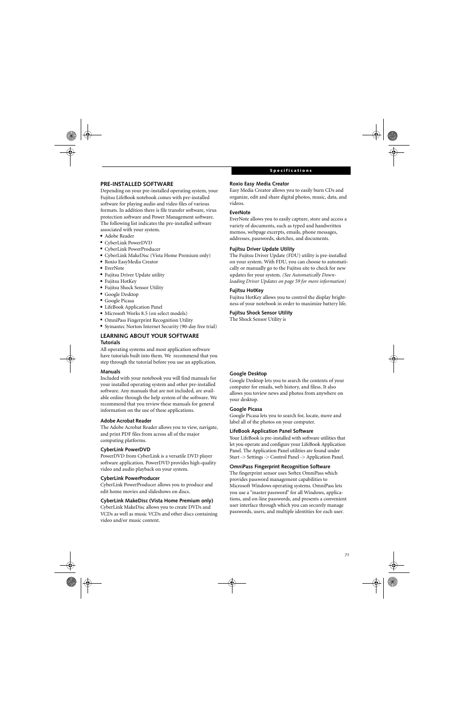 Fujitsu Siemens Computers A6030 User Manual | Page 81 / 120