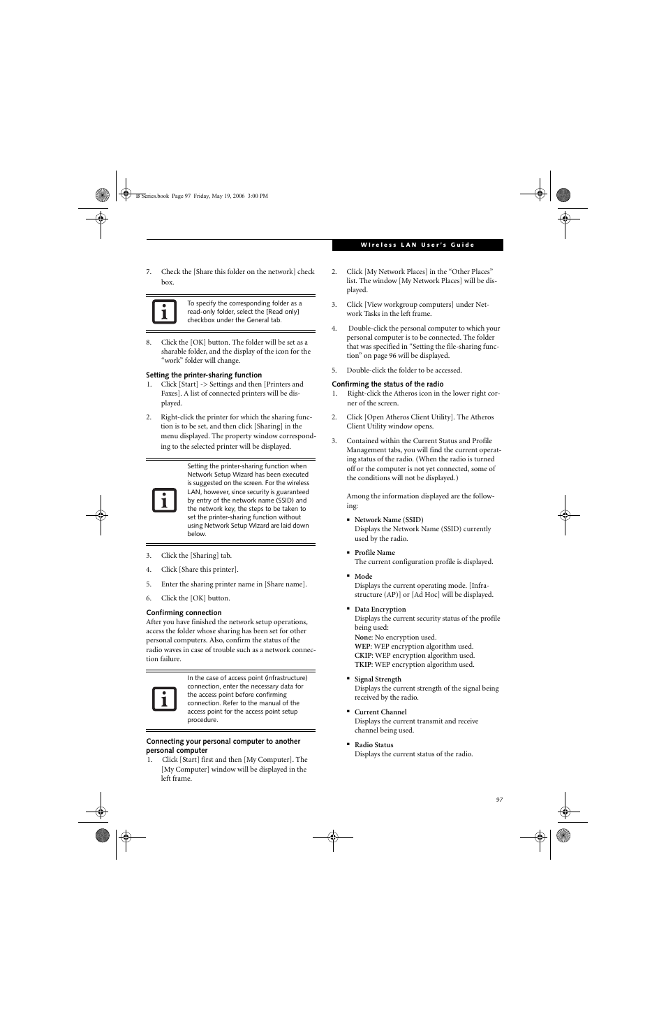 Fujitsu Siemens Computers LifeBook B6210 User Manual | Page 105 / 128