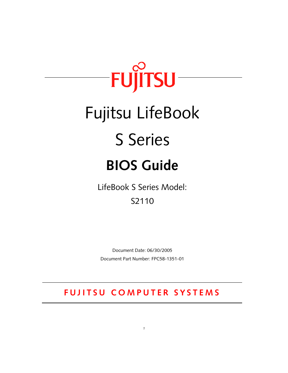 Fujitsu Siemens Computers S2110 User Manual | 27 pages