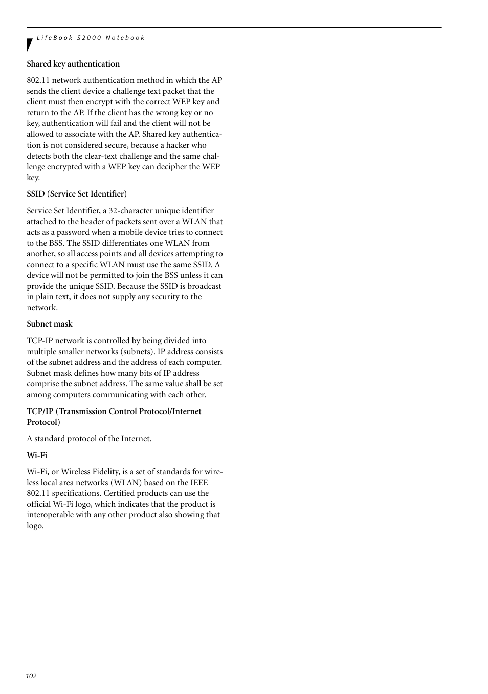 Fujitsu Siemens Computers LifeBook S2210 User Manual | Page 113 / 132