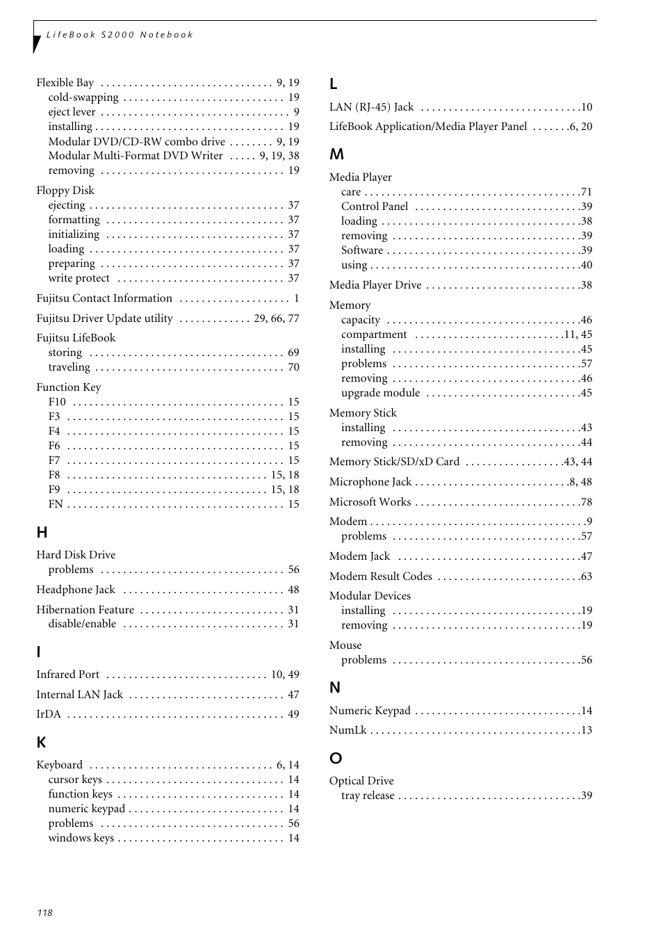 Fujitsu Siemens Computers LifeBook S2210 User Manual | Page 129 / 132