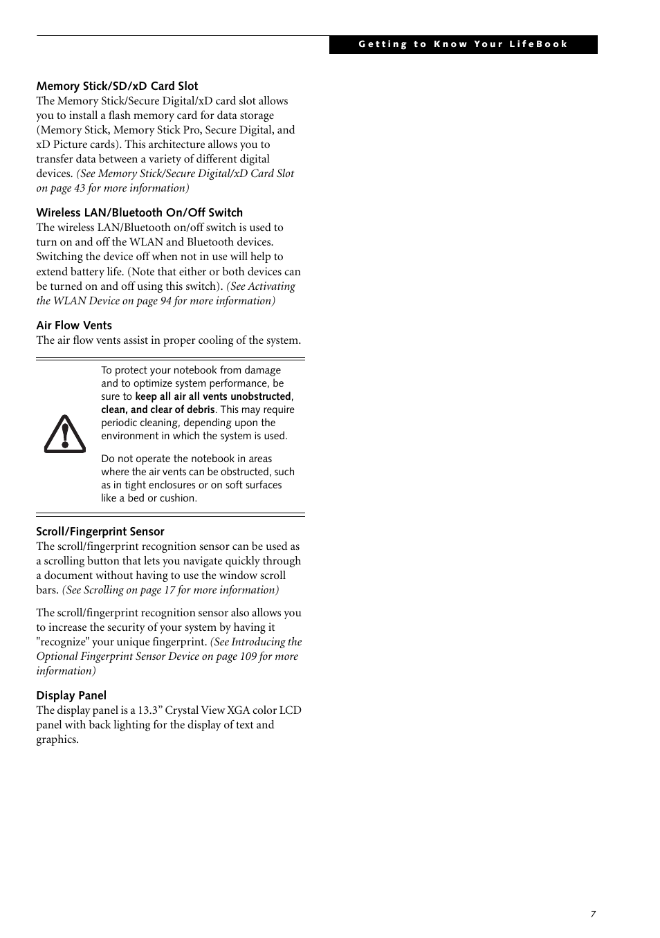 Fujitsu Siemens Computers LifeBook S2210 User Manual | Page 18 / 132