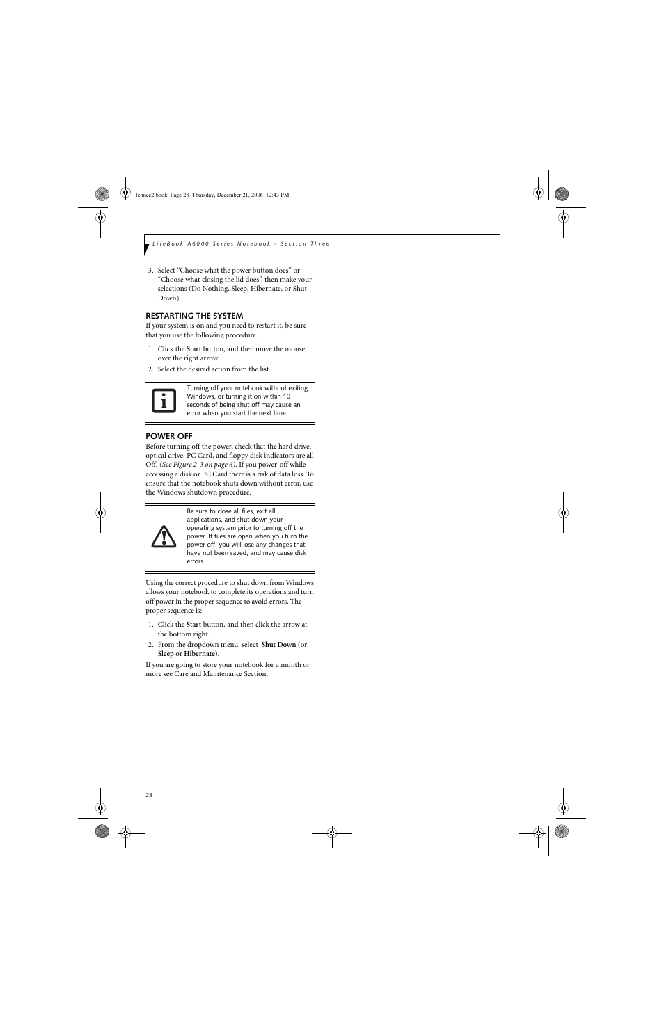 Fujitsu Siemens Computers LifeBook A6020 User Manual | Page 38 / 120