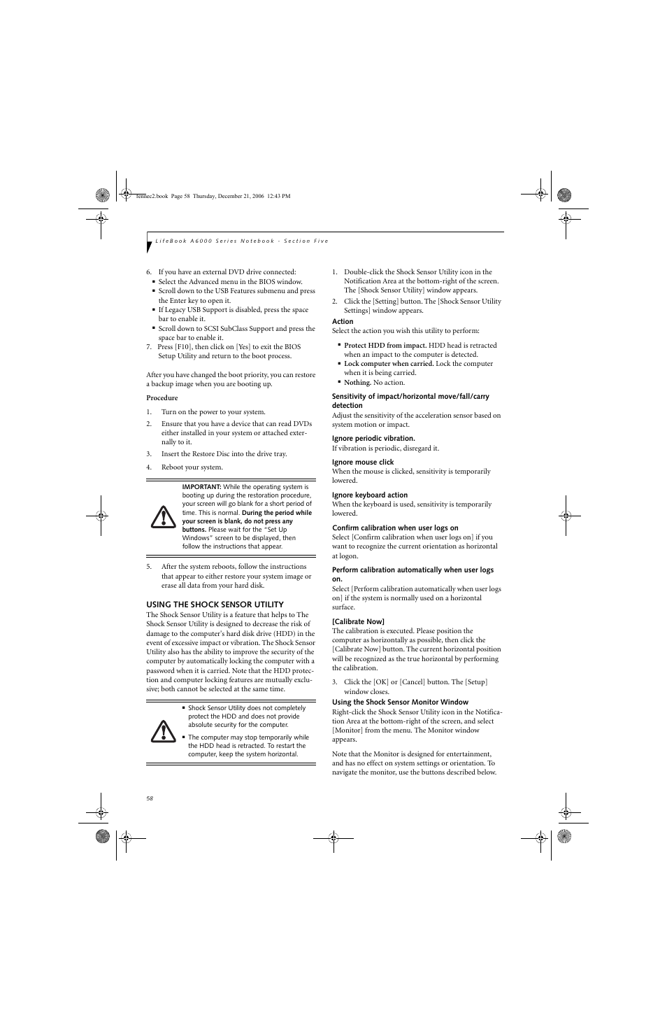 Fujitsu Siemens Computers LifeBook A6020 User Manual | Page 68 / 120