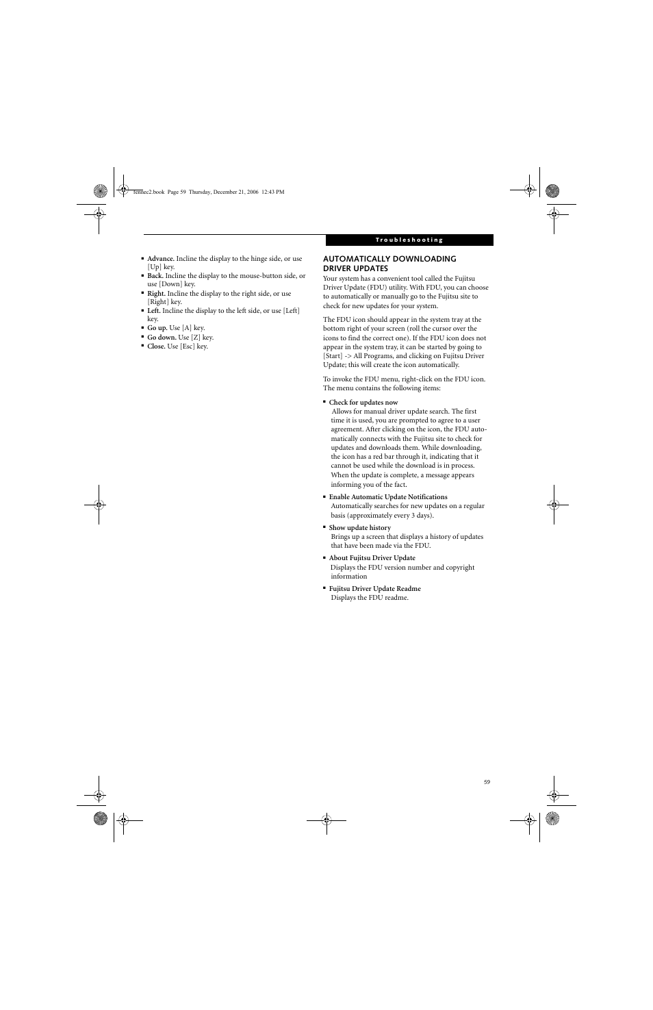 Fujitsu Siemens Computers LifeBook A6020 User Manual | Page 69 / 120