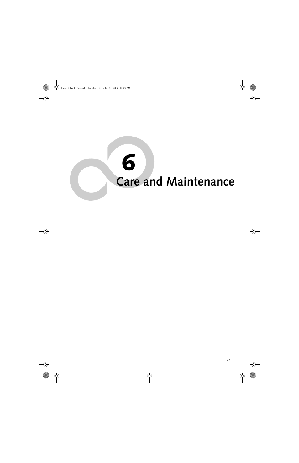 Care and maintenance | Fujitsu Siemens Computers LifeBook A6020 User Manual | Page 71 / 120