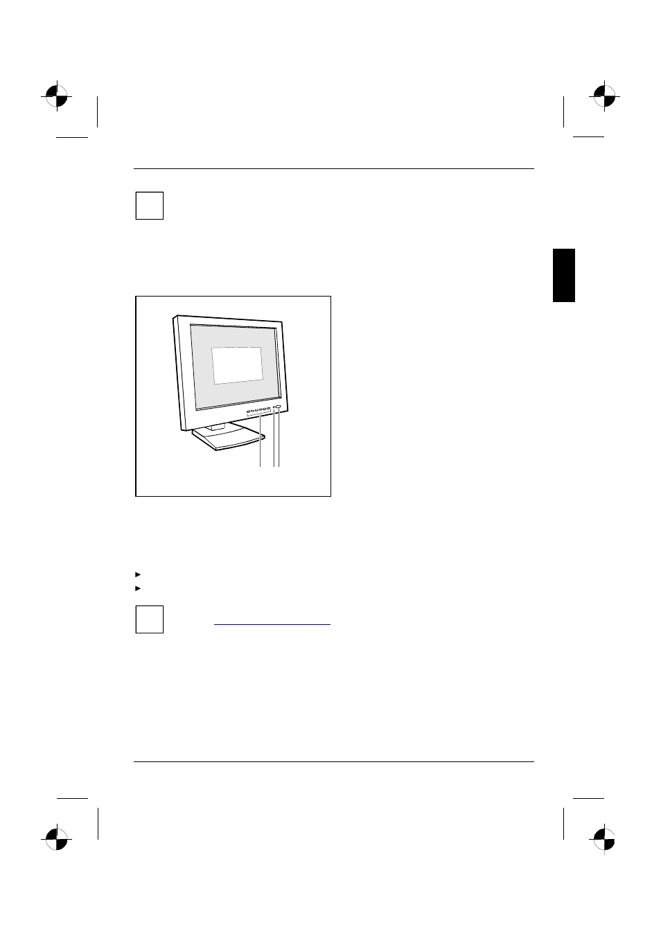 Switching the monitor on/off | Fujitsu Siemens Computers 4612 FA User Manual | Page 19 / 31