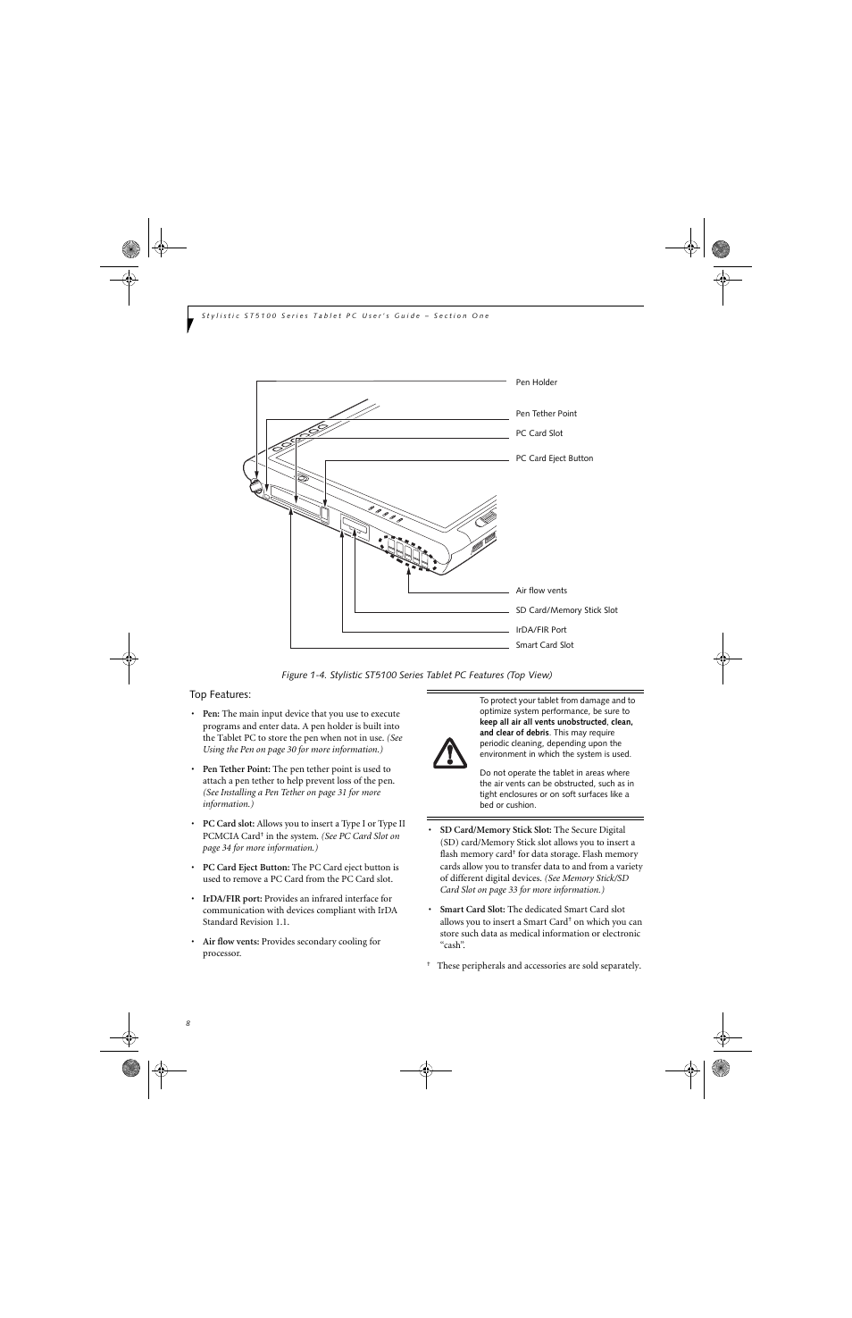 Fujitsu Siemens Computers Stylistic ST5112 User Manual | Page 16 / 96