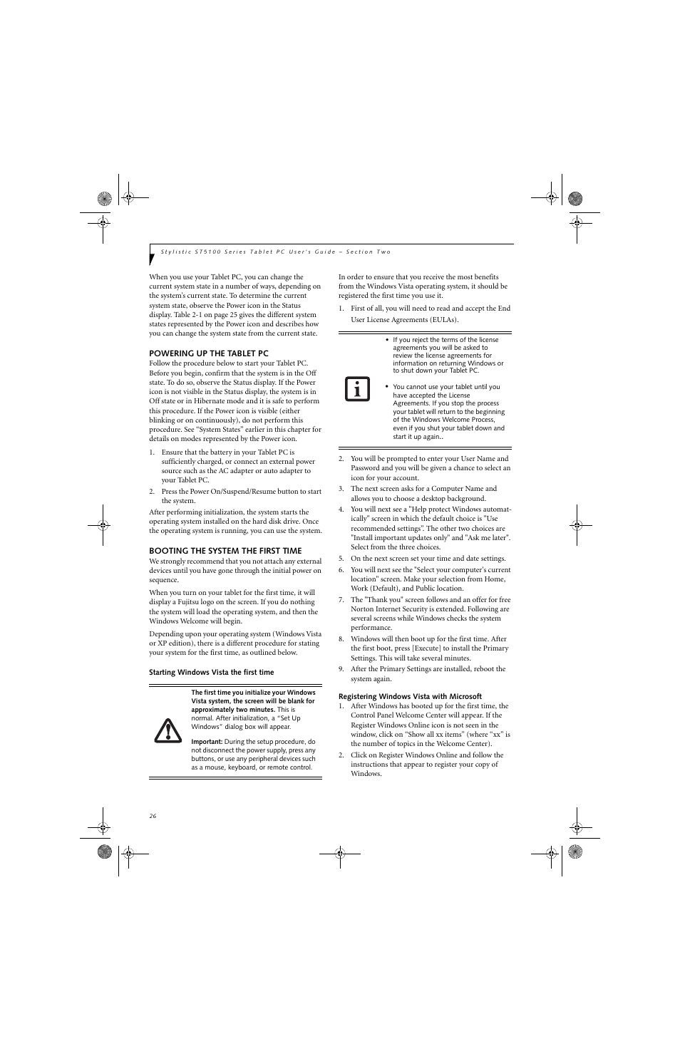 Fujitsu Siemens Computers Stylistic ST5112 User Manual | Page 34 / 96