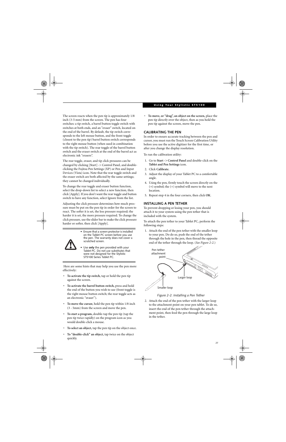 Fujitsu Siemens Computers Stylistic ST5112 User Manual | Page 39 / 96