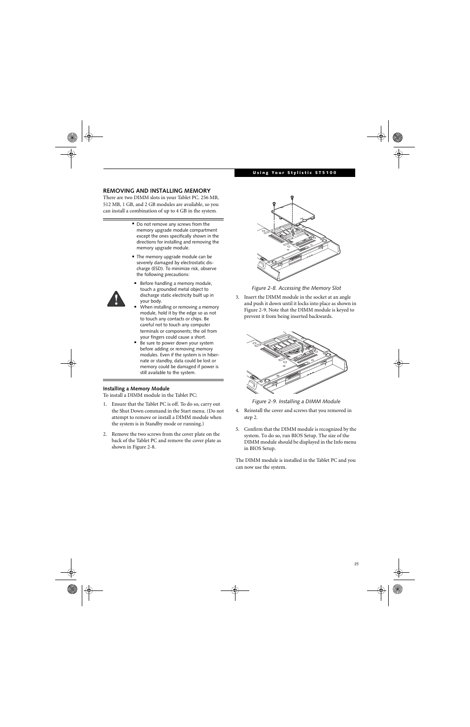 Fujitsu Siemens Computers Stylistic ST5112 User Manual | Page 43 / 96