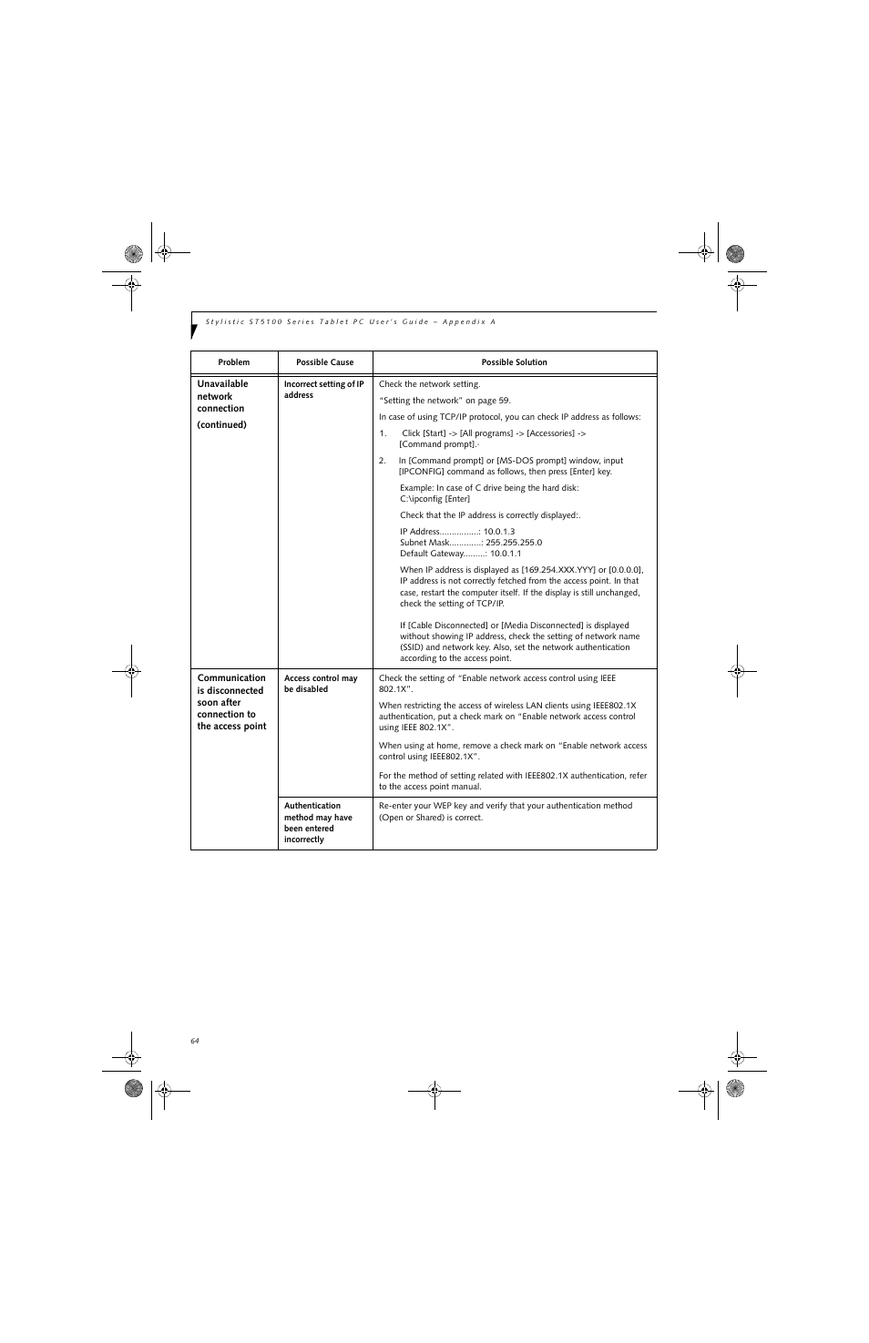 Fujitsu Siemens Computers Stylistic ST5112 User Manual | Page 72 / 96