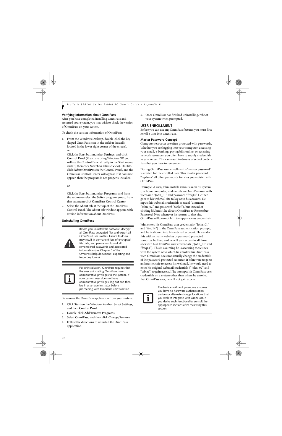 Fujitsu Siemens Computers Stylistic ST5112 User Manual | Page 82 / 96