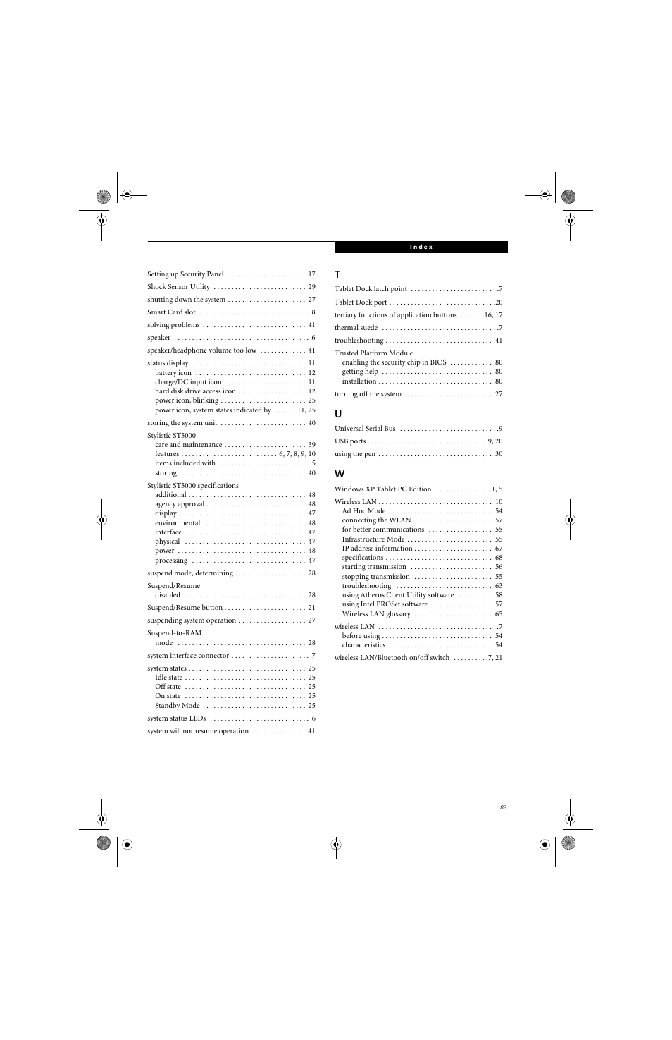 Fujitsu Siemens Computers Stylistic ST5112 User Manual | Page 91 / 96