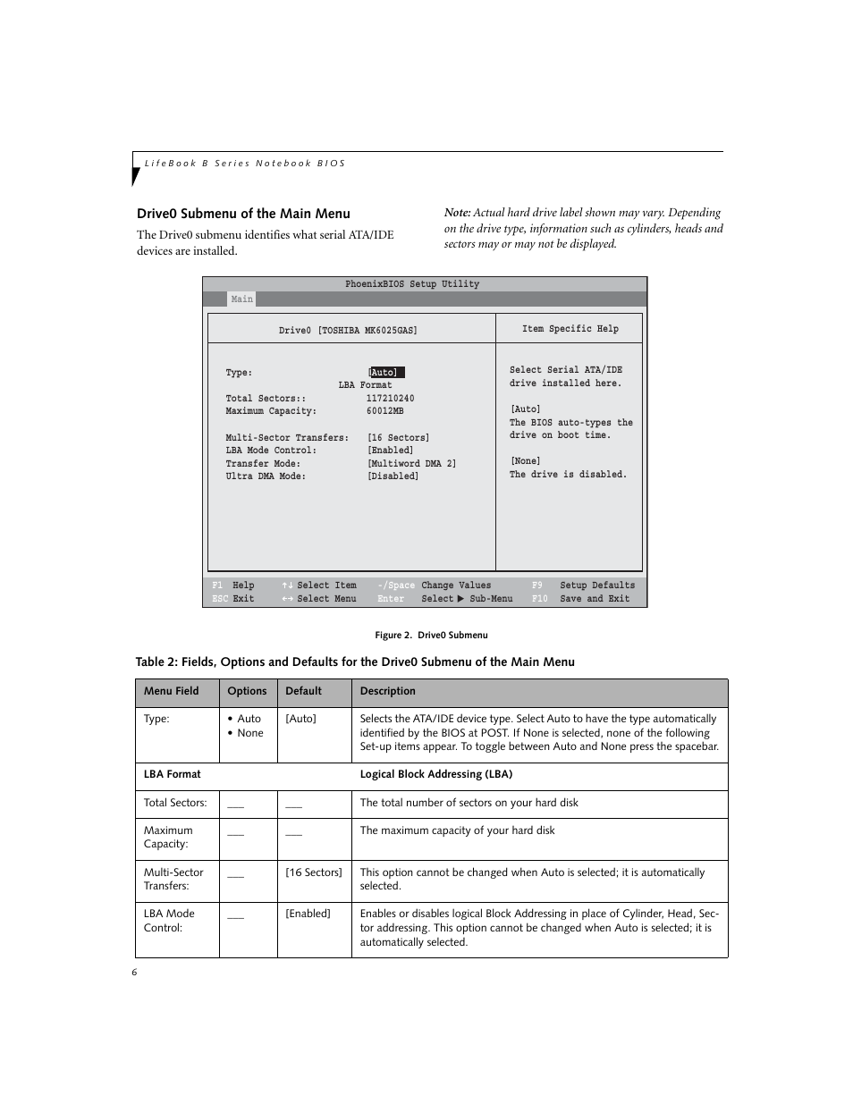 Fujitsu Siemens Computers LifeBook B6220 User Manual | Page 6 / 29