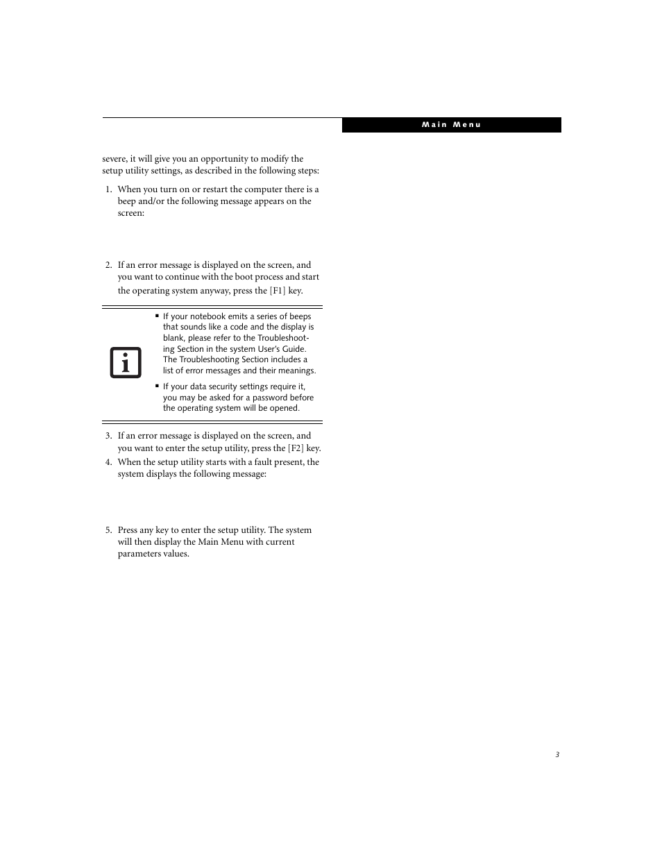 Fujitsu Siemens Computers LifeBook E Series E8110 User Manual | Page 3 / 29