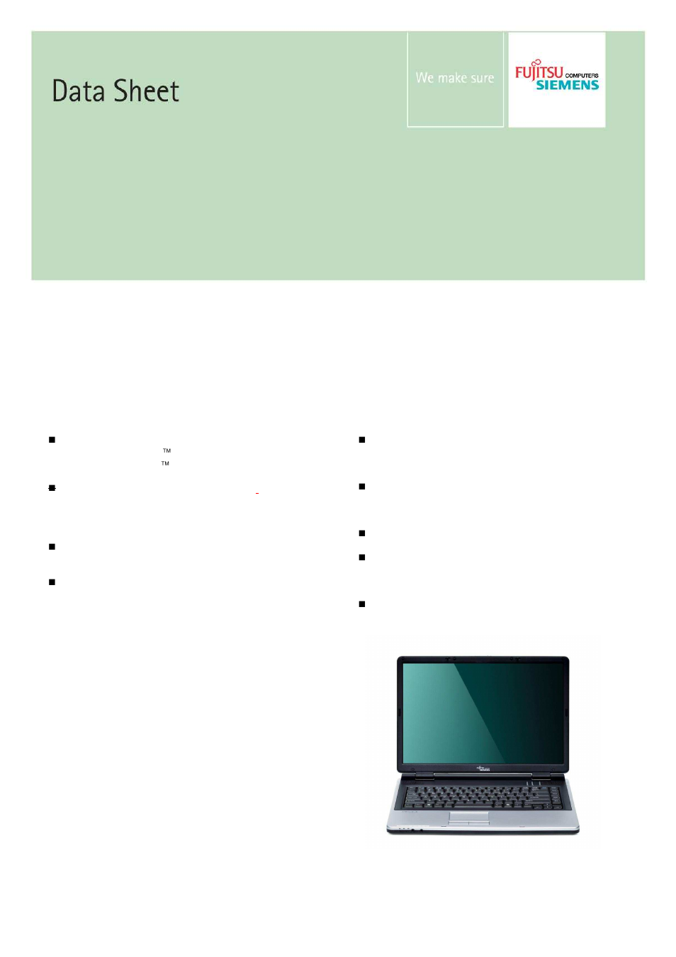 Fujitsu Siemens Computers AMILO Pa 2510 User Manual | 3 pages