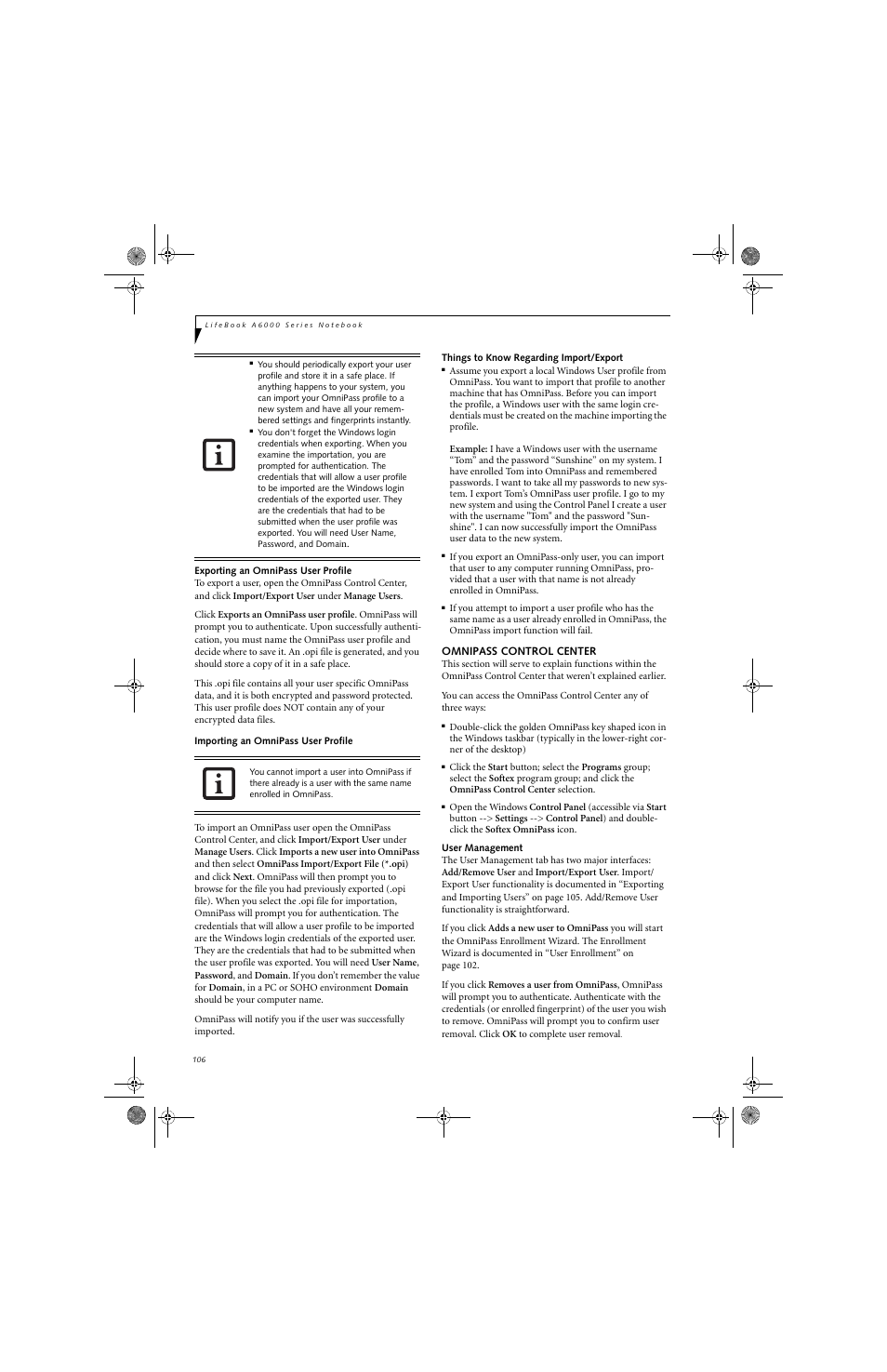 Fujitsu Siemens Computers LifeBook A6010 User Manual | Page 116 / 128