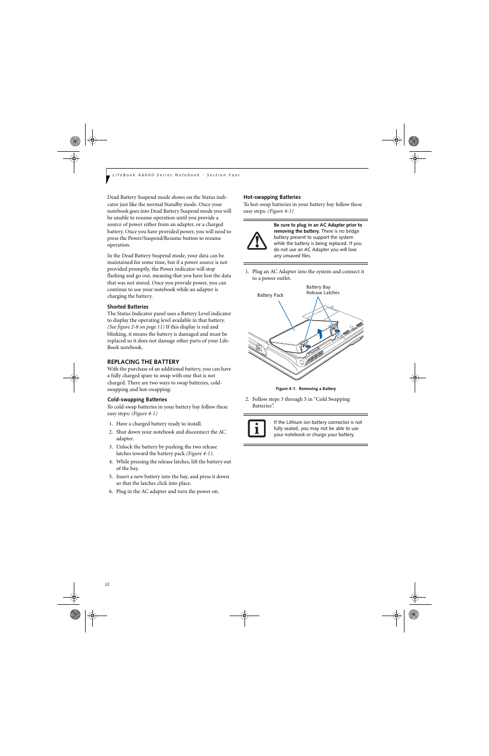 Fujitsu Siemens Computers LifeBook A6010 User Manual | Page 42 / 128