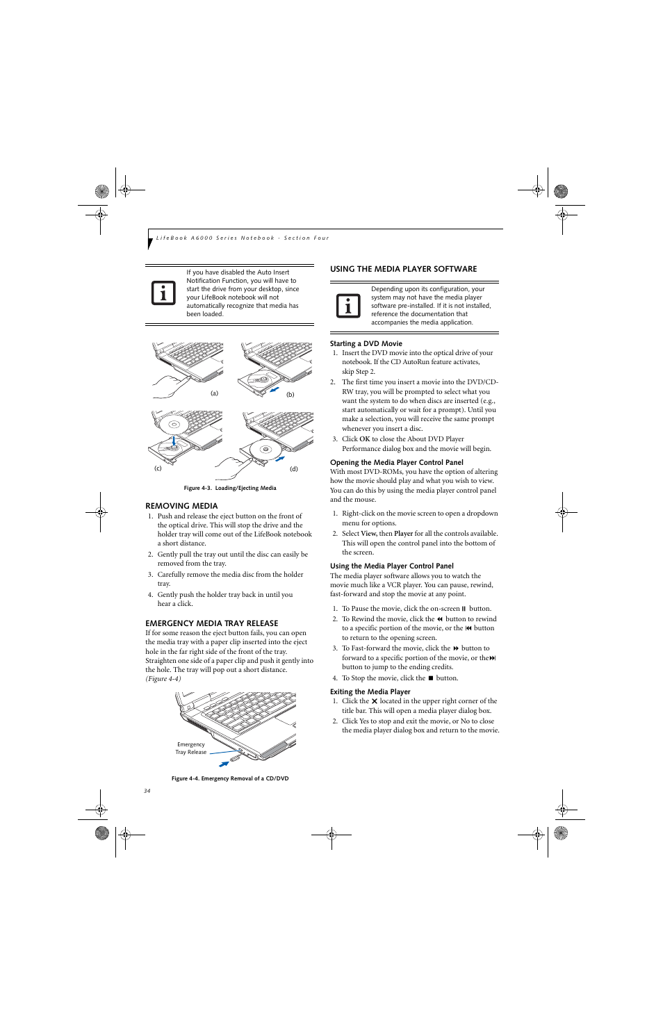 Fujitsu Siemens Computers LifeBook A6010 User Manual | Page 44 / 128