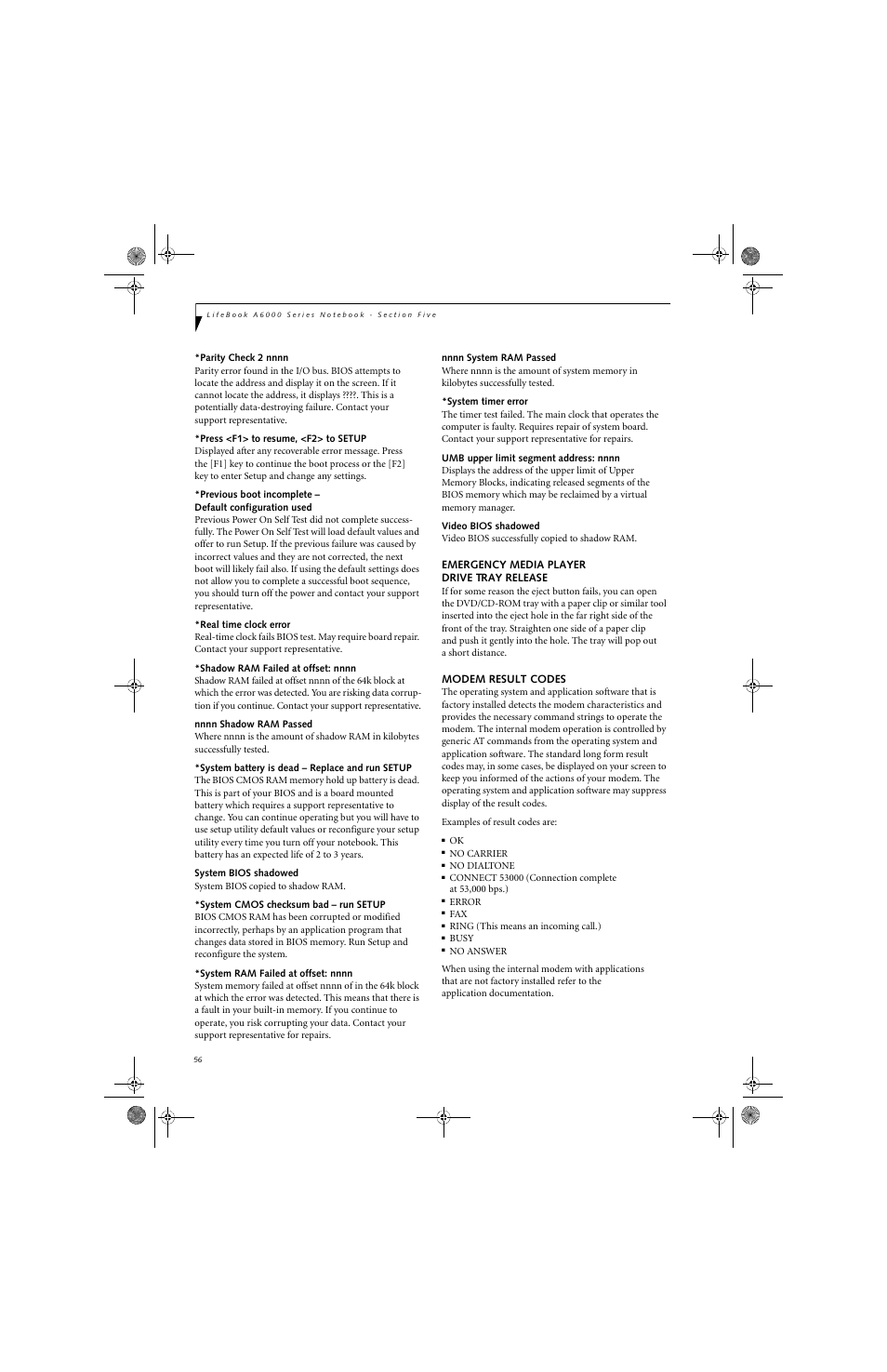 Fujitsu Siemens Computers LifeBook A6010 User Manual | Page 66 / 128