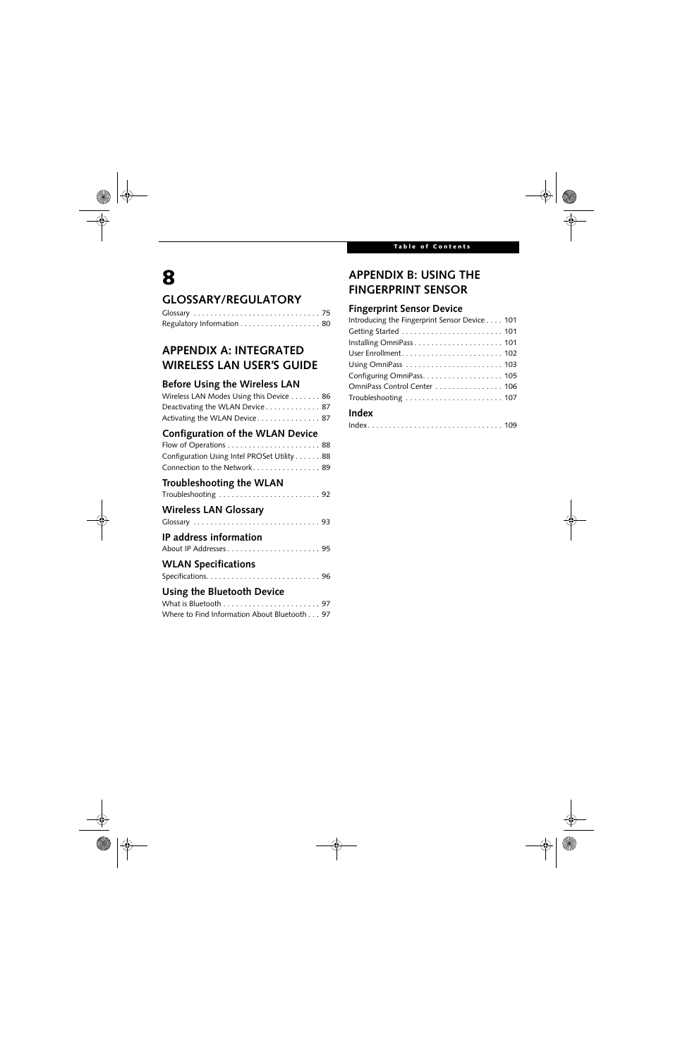 Fujitsu Siemens Computers LifeBook A6010 User Manual | Page 7 / 128