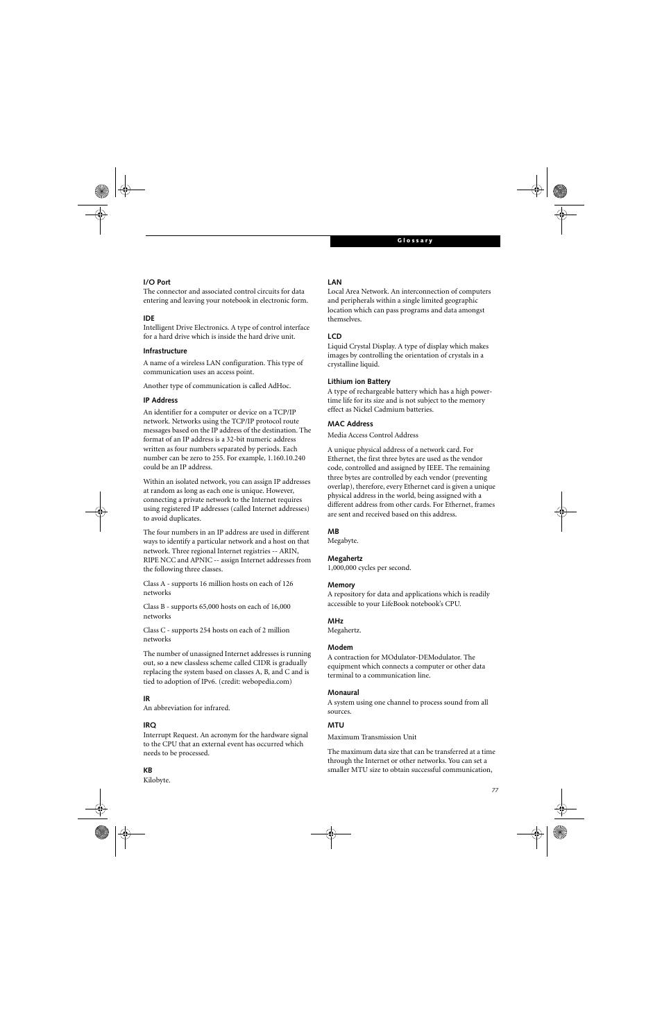 Fujitsu Siemens Computers LifeBook A6010 User Manual | Page 87 / 128