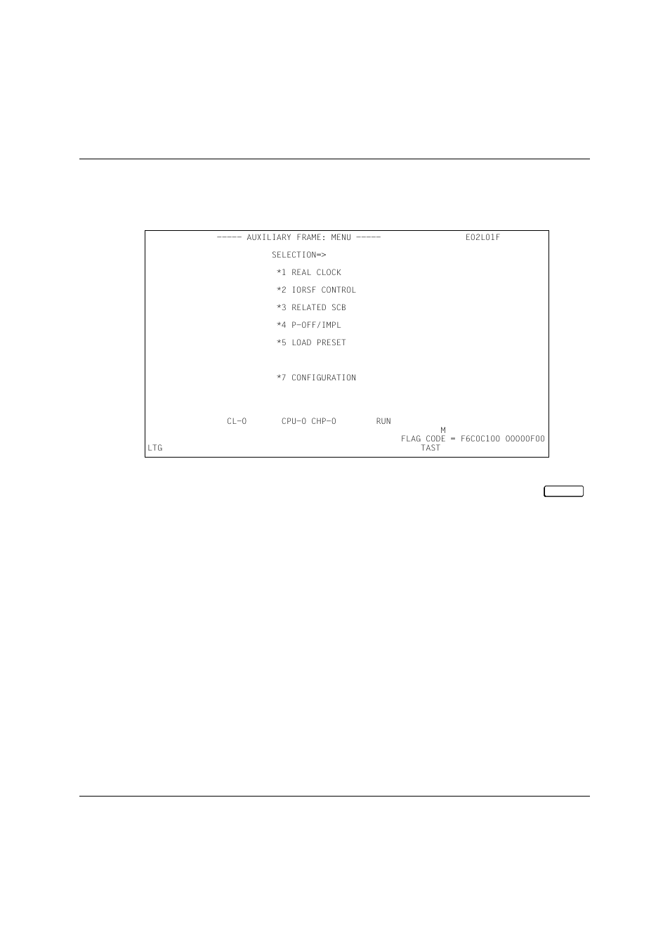 Au) auxiliary frame: menu, 8 (au) auxiliary frame: menu | Fujitsu Siemens Computers BS2000/OSD User Manual | Page 65 / 111