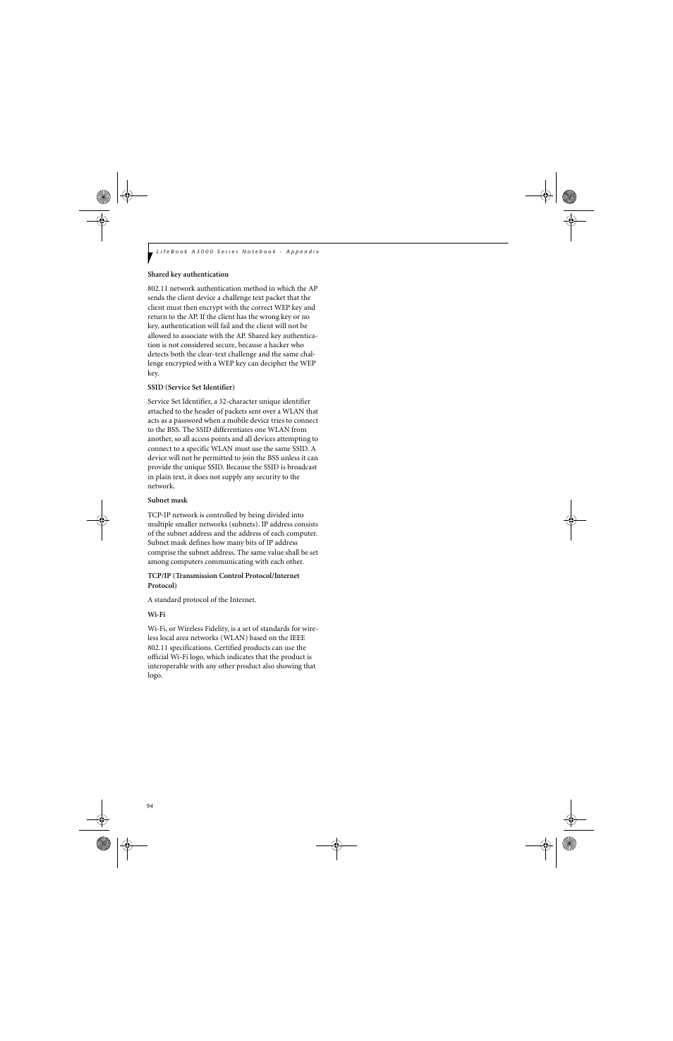 Fujitsu Siemens Computers LifeBook A3110 User Manual | Page 104 / 128