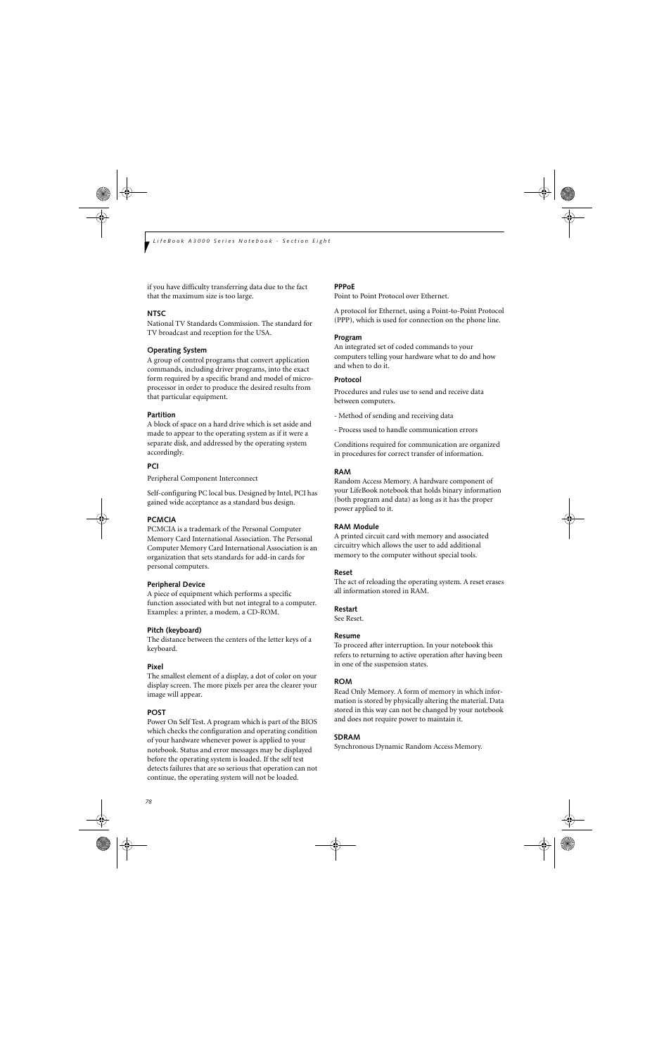 Fujitsu Siemens Computers LifeBook A3110 User Manual | Page 88 / 128