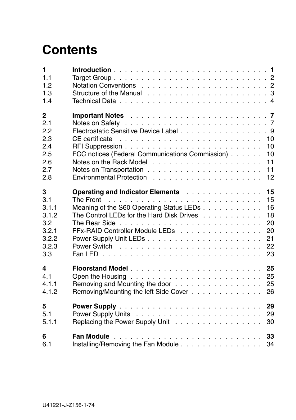Fujitsu Siemens Computers S60 User Manual | Page 5 / 98